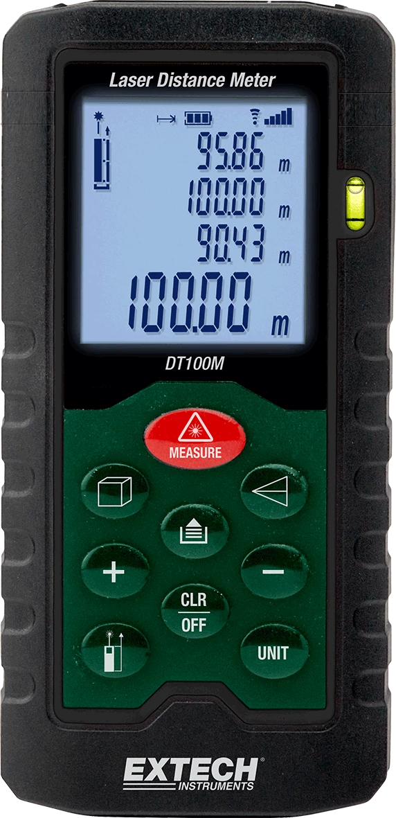 Extech DT 100M LASER DISTANCE METER, 100M