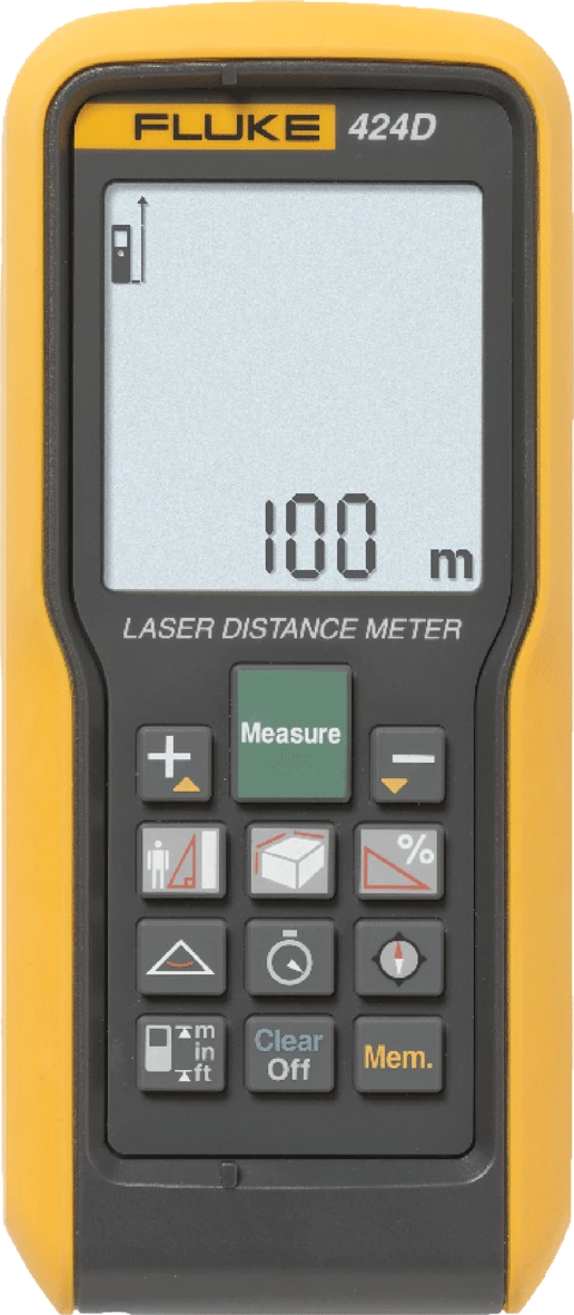 FLUKE 424D LASER DISTANCE METER - 100M/330FT MAX