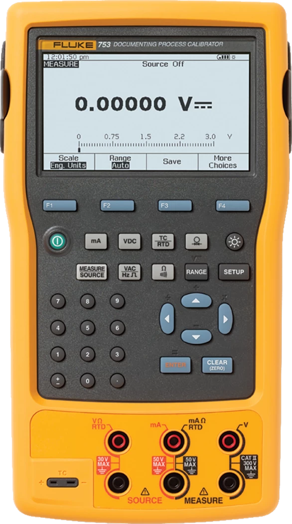 FLUKE 753 DOCUMENTING PROCESS CALIBRATOR