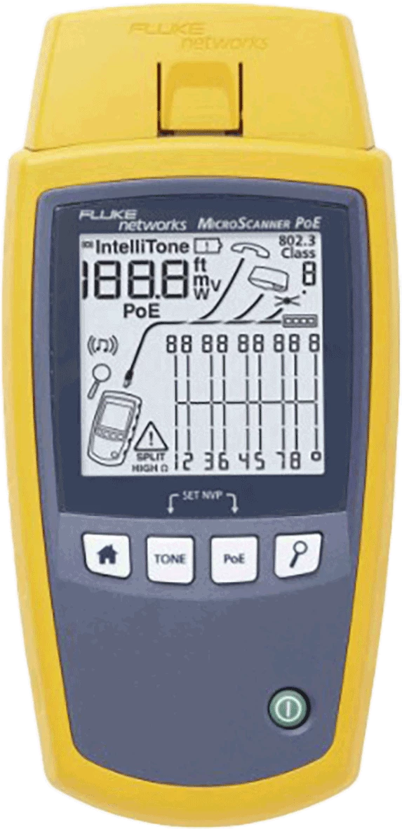 FLUKE NETWORKS MicroScanner2 PoE basic kit