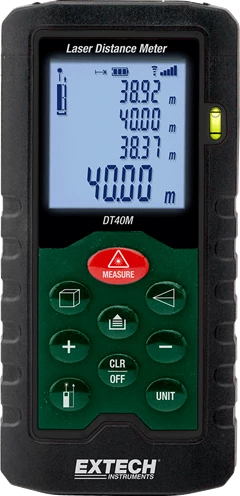 Extech DT 40M LASER DISTANCE METER, 40M