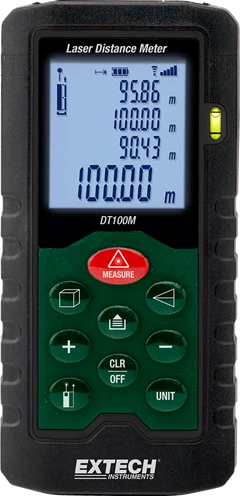 Extech DT 100M LASER DISTANCE METER, 100M