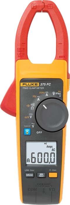 FLUKE 375 FC 600A TRMS WIRELESS AC/DC CLAMP METER