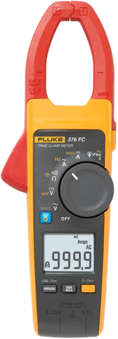 FLUKE 376 FC 1000A TRMS WIRELESS AC/DC CLAMP METER W/IFLEX