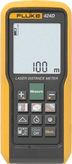 FLUKE 424D LASER DISTANCE METER - 100M/330FT MAX