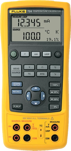 FLUKE 724 TEMPERATURE CALIBRATOR